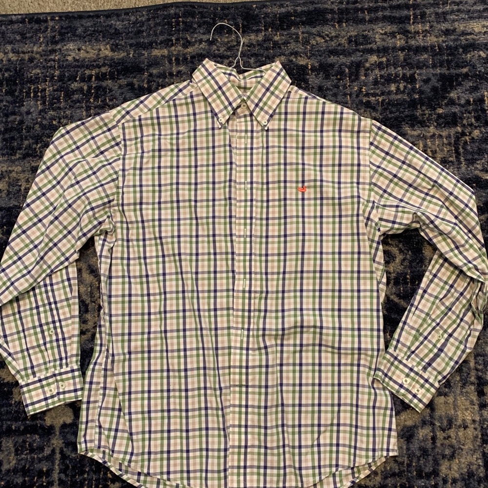 Southern Marsh wrinkle free button down